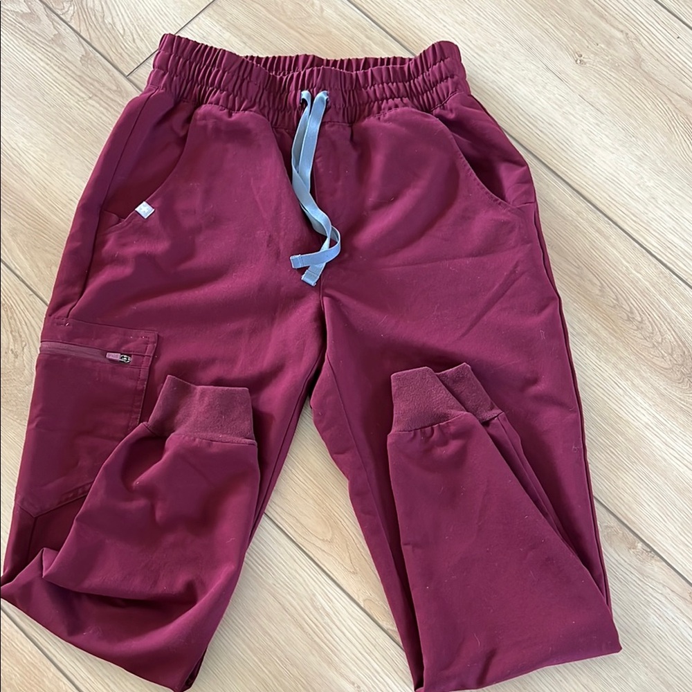 Figs XSP Burgundy Zamora Jogger